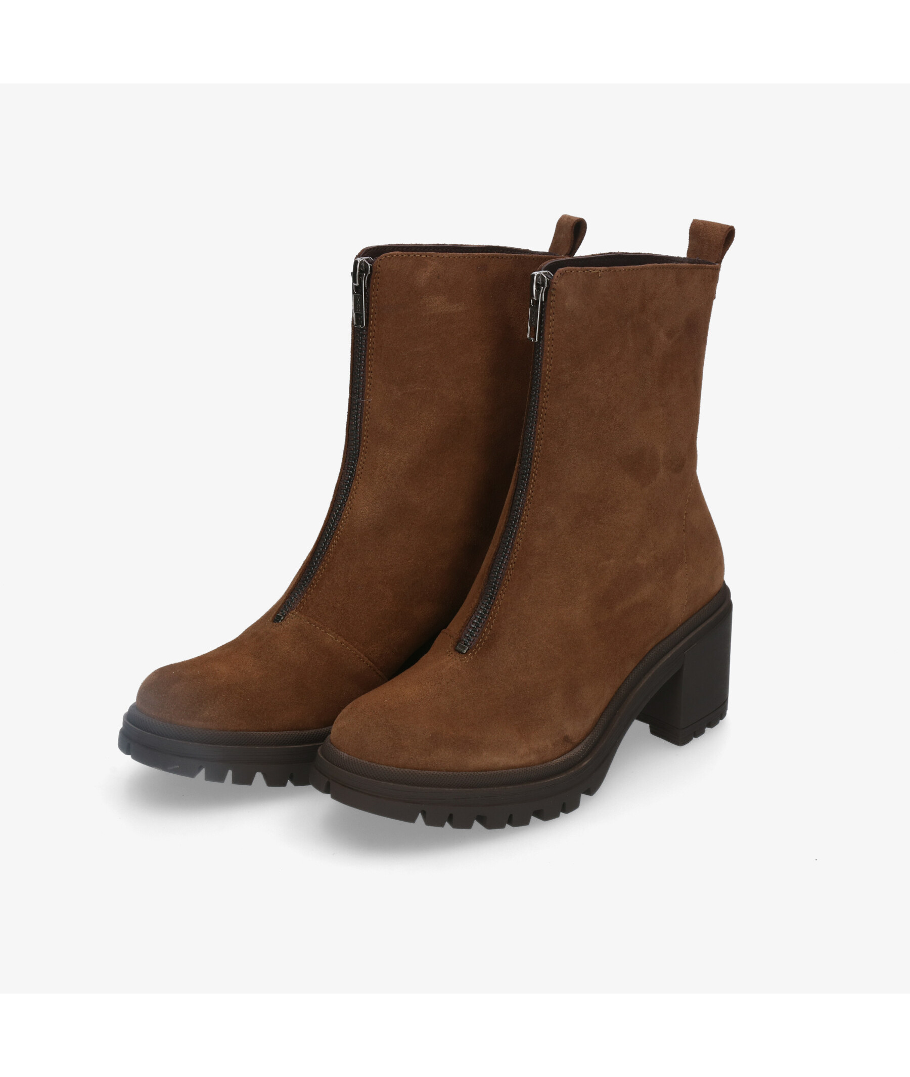 Milla Suede Boot, Open Ankle Boots